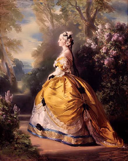 Franz Xaver Winterhalter The Empress Eugenie oil painting image